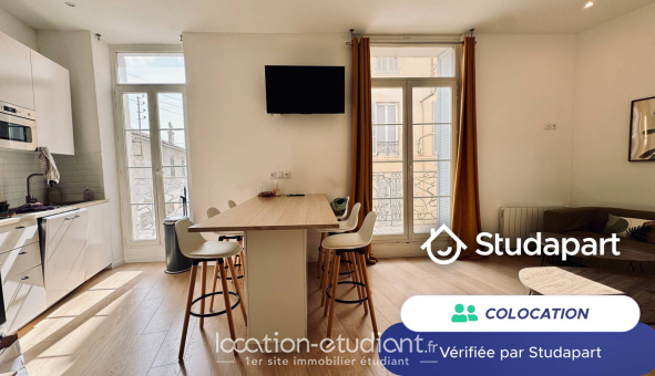 Colocation étudiante Studio &agrave; Toulon (83200)