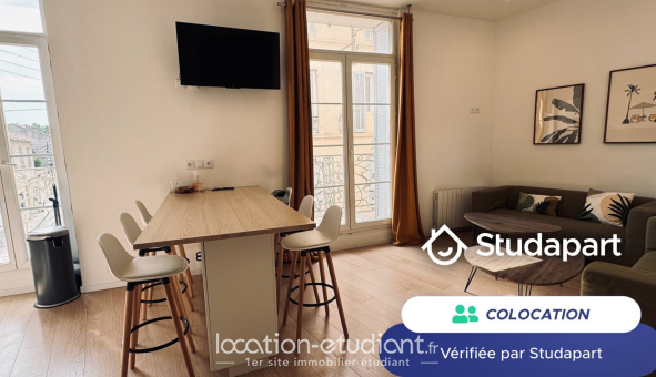 Colocation étudiante Studio &agrave; Toulon (83200)
