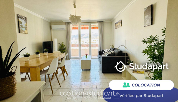 Colocation étudiante T4 &agrave; Toulon (83200)