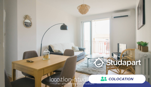 Colocation étudiante T4 &agrave; Toulon (83200)