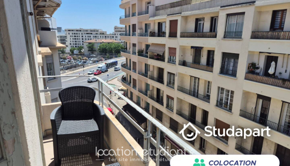 Colocation étudiante Studio &agrave; Toulon (83200)