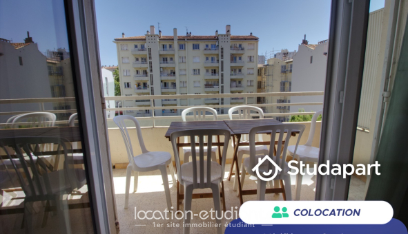 Colocation étudiante T4 &agrave; Toulon (83200)