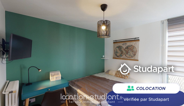 Colocation étudiante Studio &agrave; Toulouse (31500)