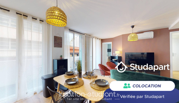 Colocation étudiante Studio &agrave; Toulouse (31500)