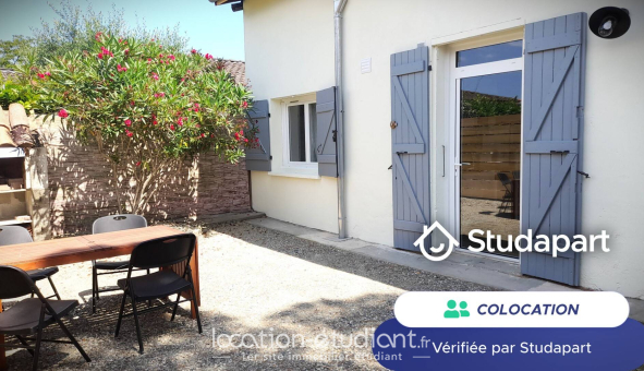 Colocation étudiante Studio &agrave; Toulouse (31500)