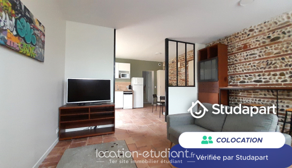 Colocation étudiante Studio &agrave; Toulouse (31500)