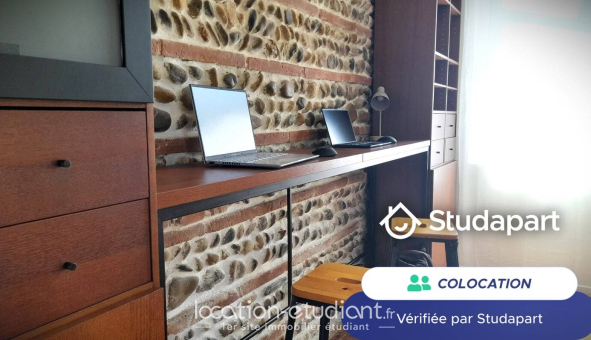 Colocation étudiante Studio &agrave; Toulouse (31500)