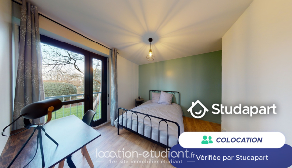 Colocation étudiante Studio &agrave; Toulouse (31500)