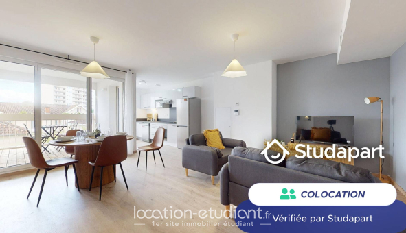 Colocation étudiante Studio &agrave; Toulouse (31500)
