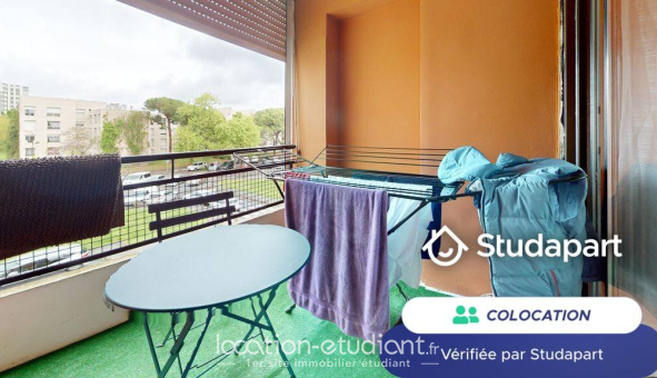 Colocation étudiante Studio &agrave; Toulouse (31500)