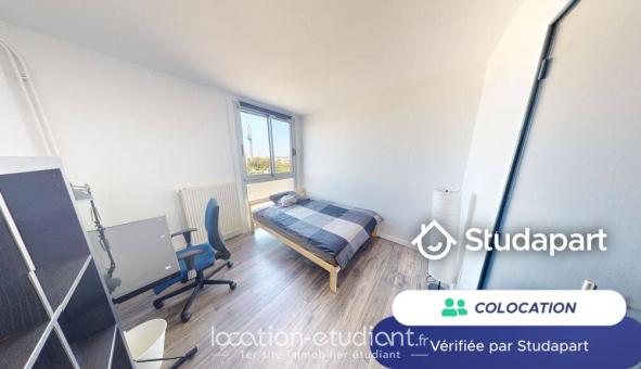 Colocation étudiante Studio &agrave; Toulouse (31500)