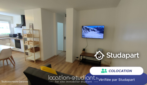 Colocation étudiante T4 &agrave; Toulouse (31500)