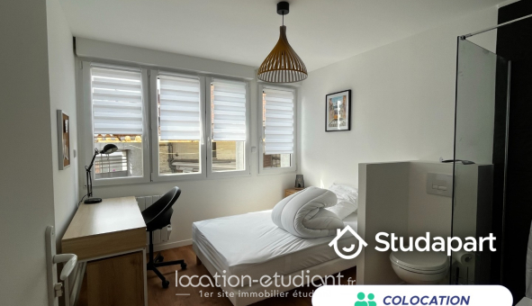 Colocation étudiante Studio &agrave; Tourcoing (59200)