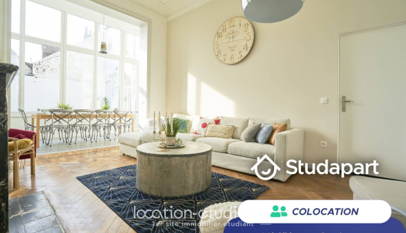 Colocation étudiante Studio &agrave; Tourcoing (59200)
