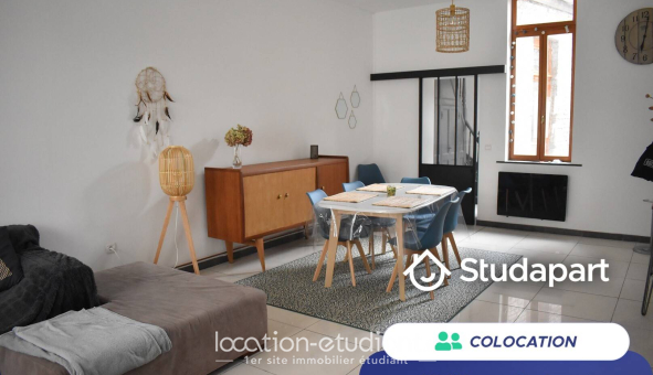 Colocation étudiante Studio &agrave; Tourcoing (59200)