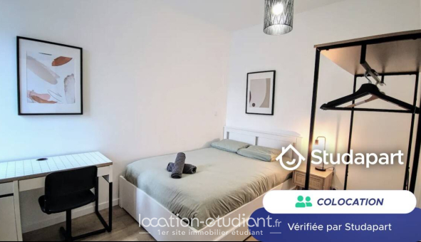Colocation étudiante Studio &agrave; Tourcoing (59200)