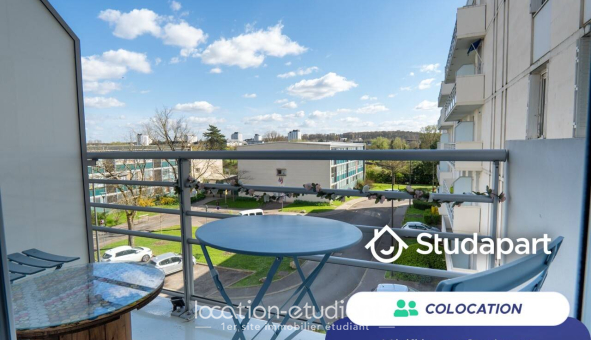Colocation étudiante Studio &agrave; Tours (37000)