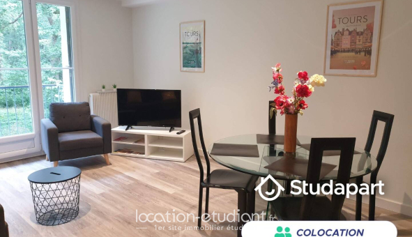 Colocation étudiante Studio &agrave; Tours (37000)