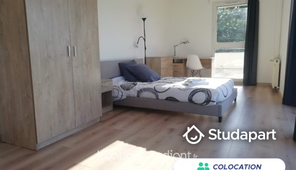 Colocation étudiante Studio &agrave; Tours (37000)
