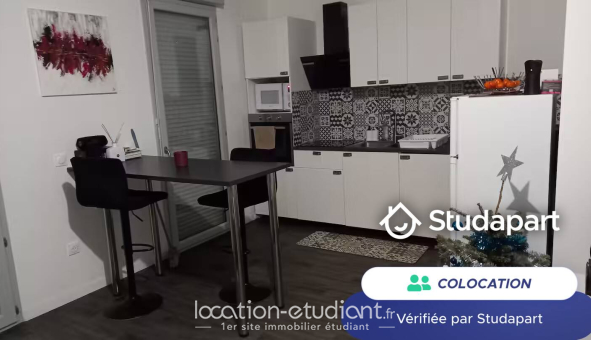 Colocation étudiante Studio &agrave; Tremblay en France (93290)