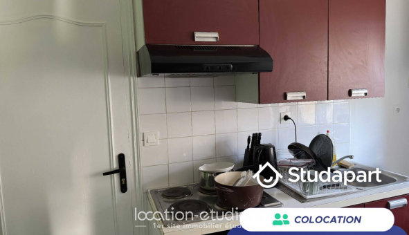 Colocation étudiante Studio &agrave; Trith Saint Léger (59125)