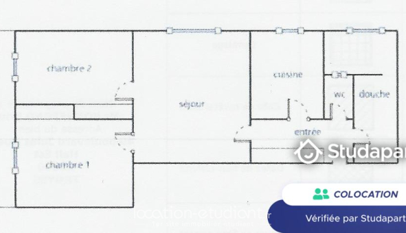 Colocation étudiante T3 &agrave; Troyes (10000)