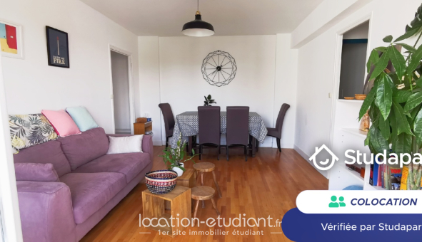 Colocation étudiante Studio &agrave; Troyes (10000)
