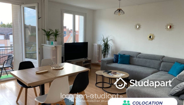 Colocation étudiante Studio &agrave; Troyes (10000)