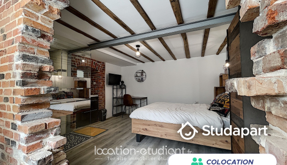 Colocation étudiante Studio &agrave; Troyes (10000)