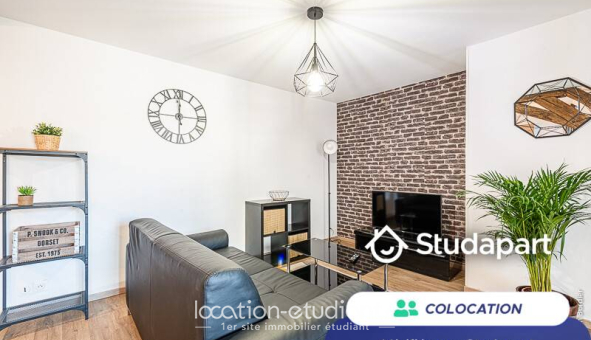 Colocation étudiante Studio &agrave; Troyes (10000)
