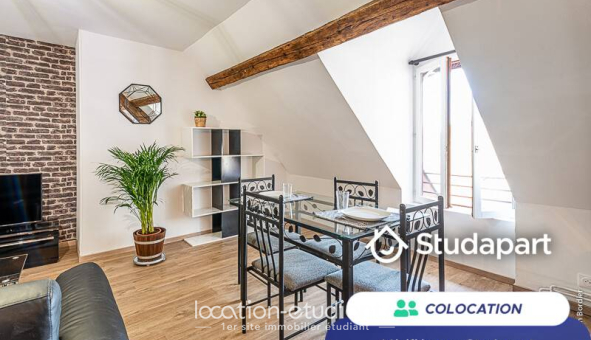 Colocation étudiante Studio &agrave; Troyes (10000)