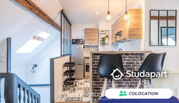 Colocation étudiante Studio &agrave; Troyes (10000)