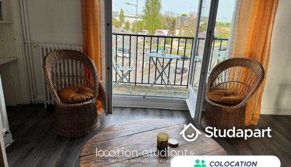 Colocation étudiante Studio &agrave; Troyes (10000)