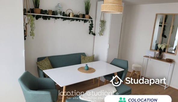 Colocation étudiante Studio &agrave; Troyes (10000)