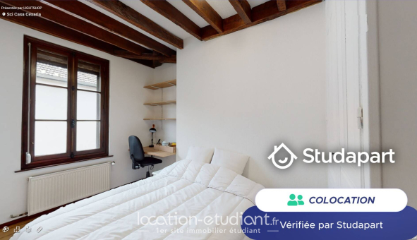 Colocation étudiante Studio &agrave; Troyes (10000)