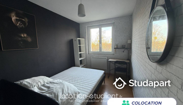 Colocation étudiante Studio &agrave; Troyes (10000)