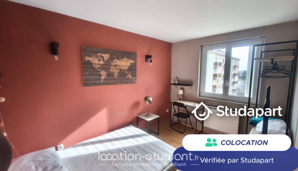 Colocation étudiante Studio &agrave; Troyes (10000)