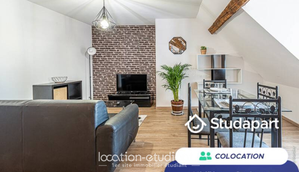 Colocation étudiante Studio &agrave; Troyes (10000)