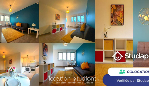 Colocation étudiante Studio &agrave; Troyes (10000)