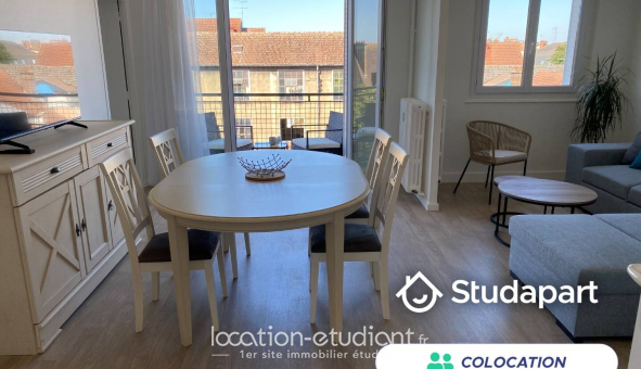 Colocation étudiante Studio &agrave; Troyes (10000)