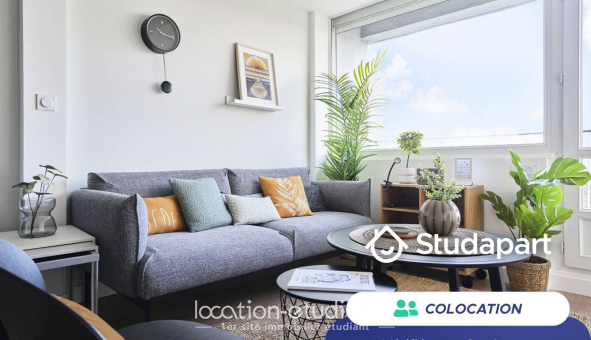 Colocation étudiante Studio &agrave; Valenciennes (59300)