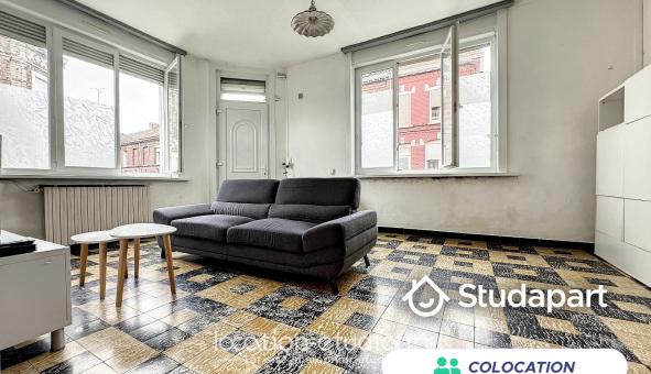 Colocation étudiante Studio &agrave; Valenciennes (59300)