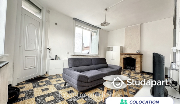Colocation étudiante Studio &agrave; Valenciennes (59300)