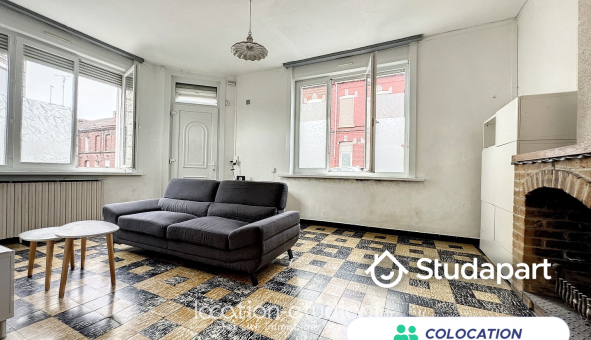 Colocation étudiante Studio &agrave; Valenciennes (59300)