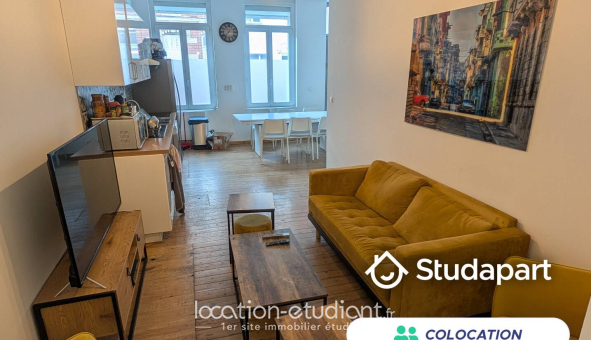Colocation étudiante Studio &agrave; Valenciennes (59300)