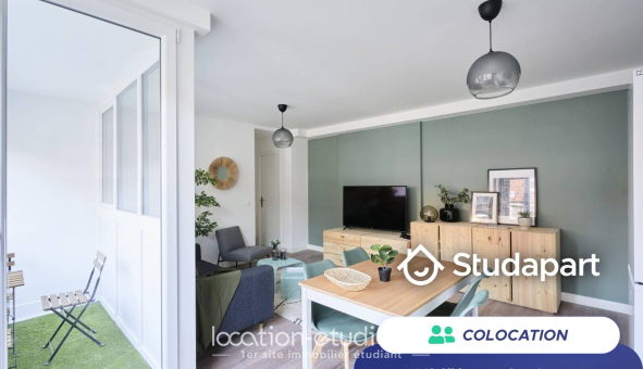 Colocation étudiante T3 &agrave; Valenciennes (59300)
