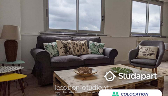 Colocation étudiante Studio &agrave; Vandoeuvre lès Nancy (54500)
