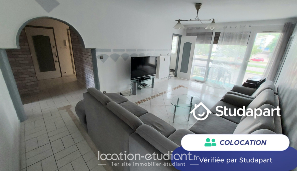 Colocation étudiante T1 &agrave; Vandoeuvre lès Nancy (54500)