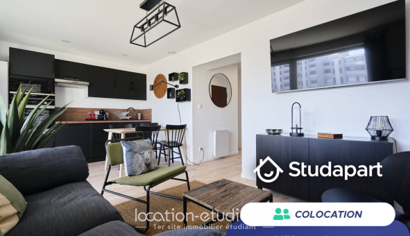 Colocation étudiante T4 &agrave; Vandoeuvre lès Nancy (54500)