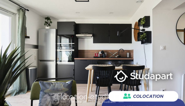 Colocation étudiante T4 &agrave; Vandoeuvre lès Nancy (54500)
